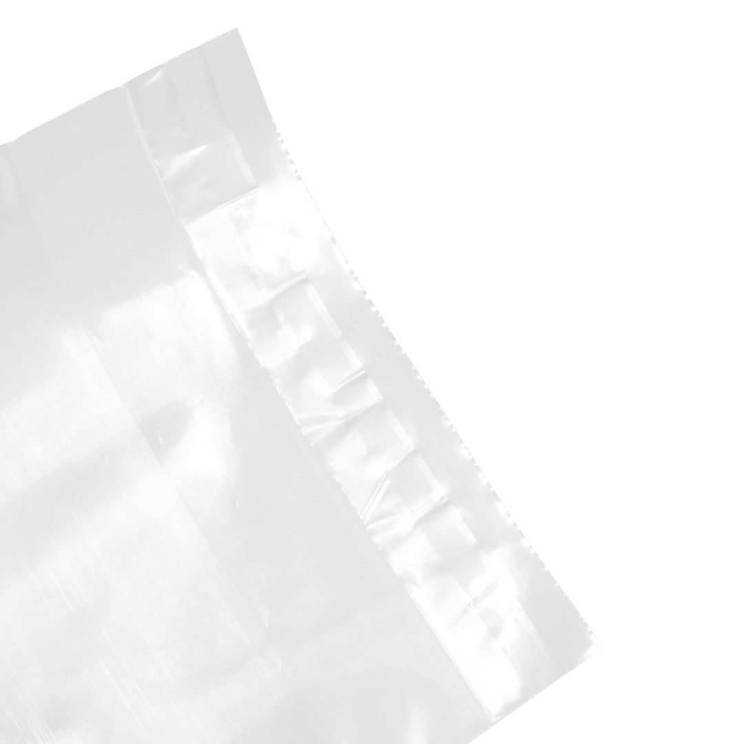 Bag Tek Clear Plastic Lip and Tape Bag - Self Sealing - 9" x 6" - 100 count box