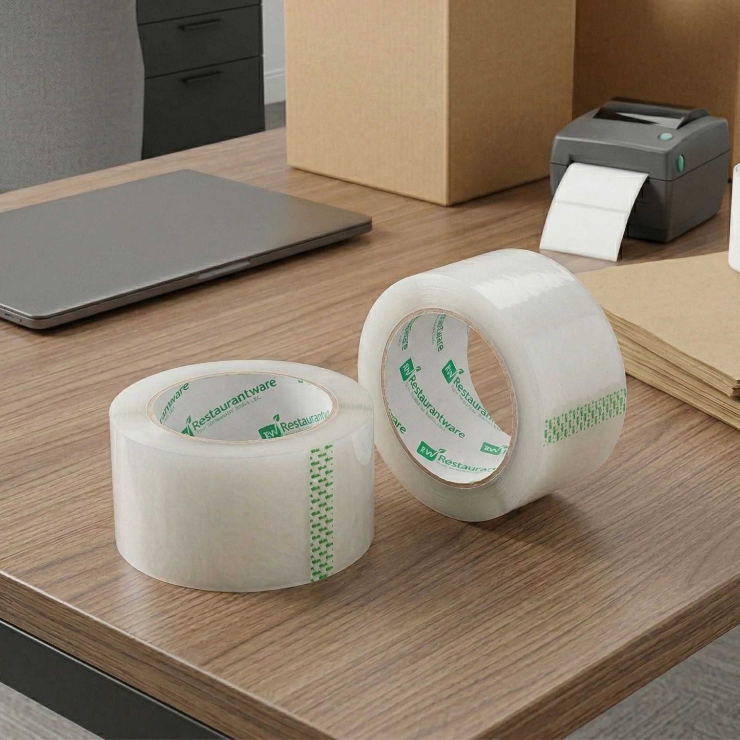 Handy Tek Clear Industrial Tape - 2 mil - 3" x 110 yds - 1 count box