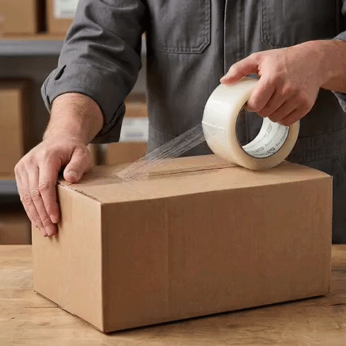 Handy Tek Clear Industrial Tape - 2 mil - 3" x 110 yds - 24 count box