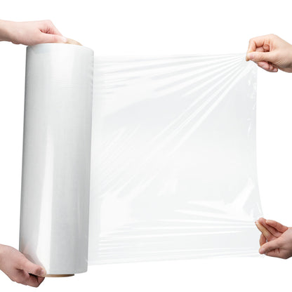 Handy Tek Clear Plastic Stretch Wrap - Heavy-Duty, 80 gauge - 20" x 6000' - 1 count box