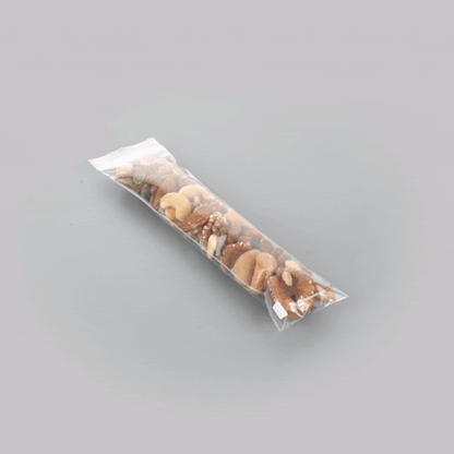 Bag Tek Clear Plastic Zip Snack Bag - 8" x 2" - 100 count box