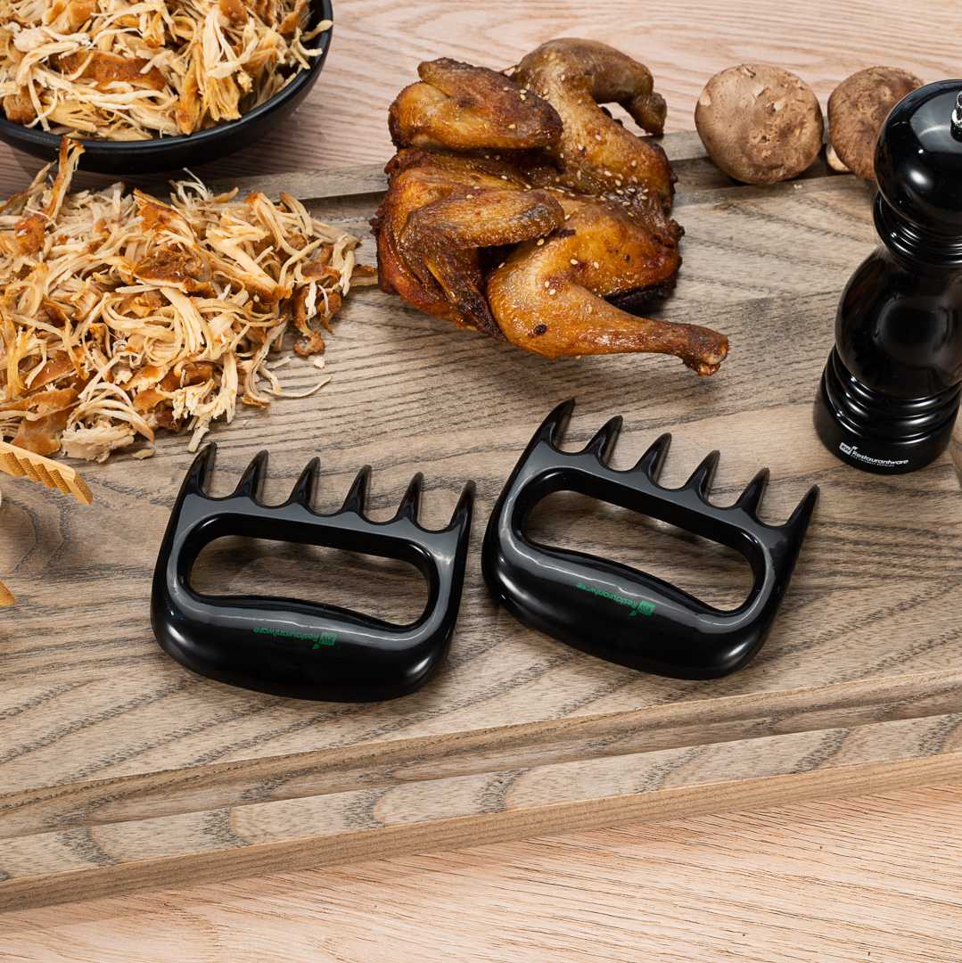 Met Lux Met Lux Black Plastic Meat Shredder Claws - 4 1/2" - 2 count box