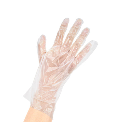 Eco Serve Clear Plastic Small Compostable Gloves - Powder-Free - 10 1/4" x 8 3/4" - 1000 count box