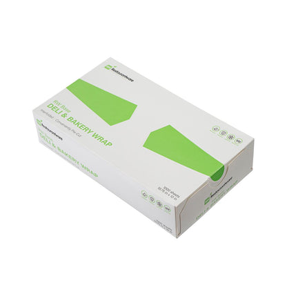 Chef 101 Plastic Interfolded Deli and Bakery Wrap - 10 3/4" x 10" - 1000 count box