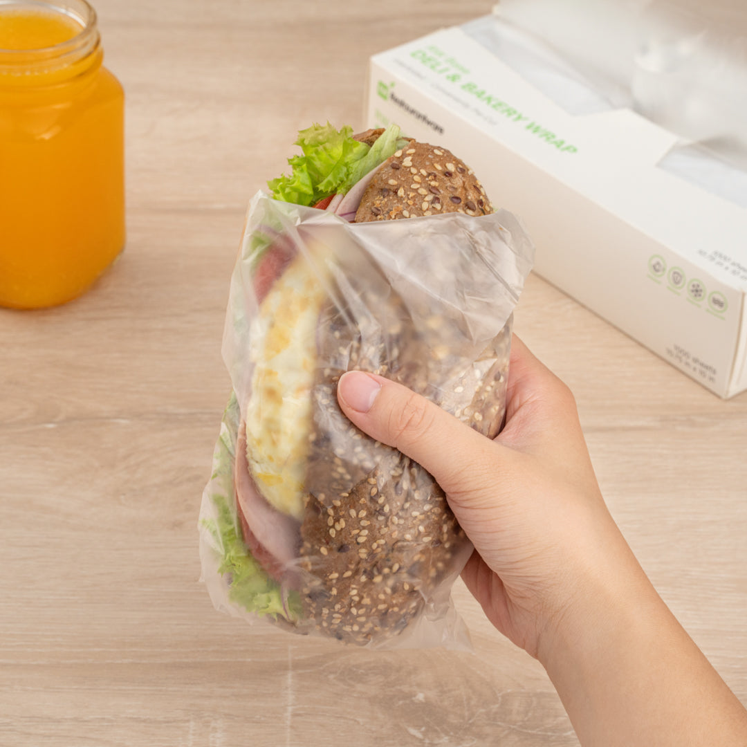 Chef 101 Plastic Interfolded Deli and Bakery Wrap - 10 3/4" x 10" - 1000 count box