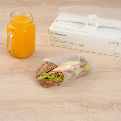 Chef 101 Plastic Interfolded Deli and Bakery Wrap - 10 3/4" x 10" - 1000 count box
