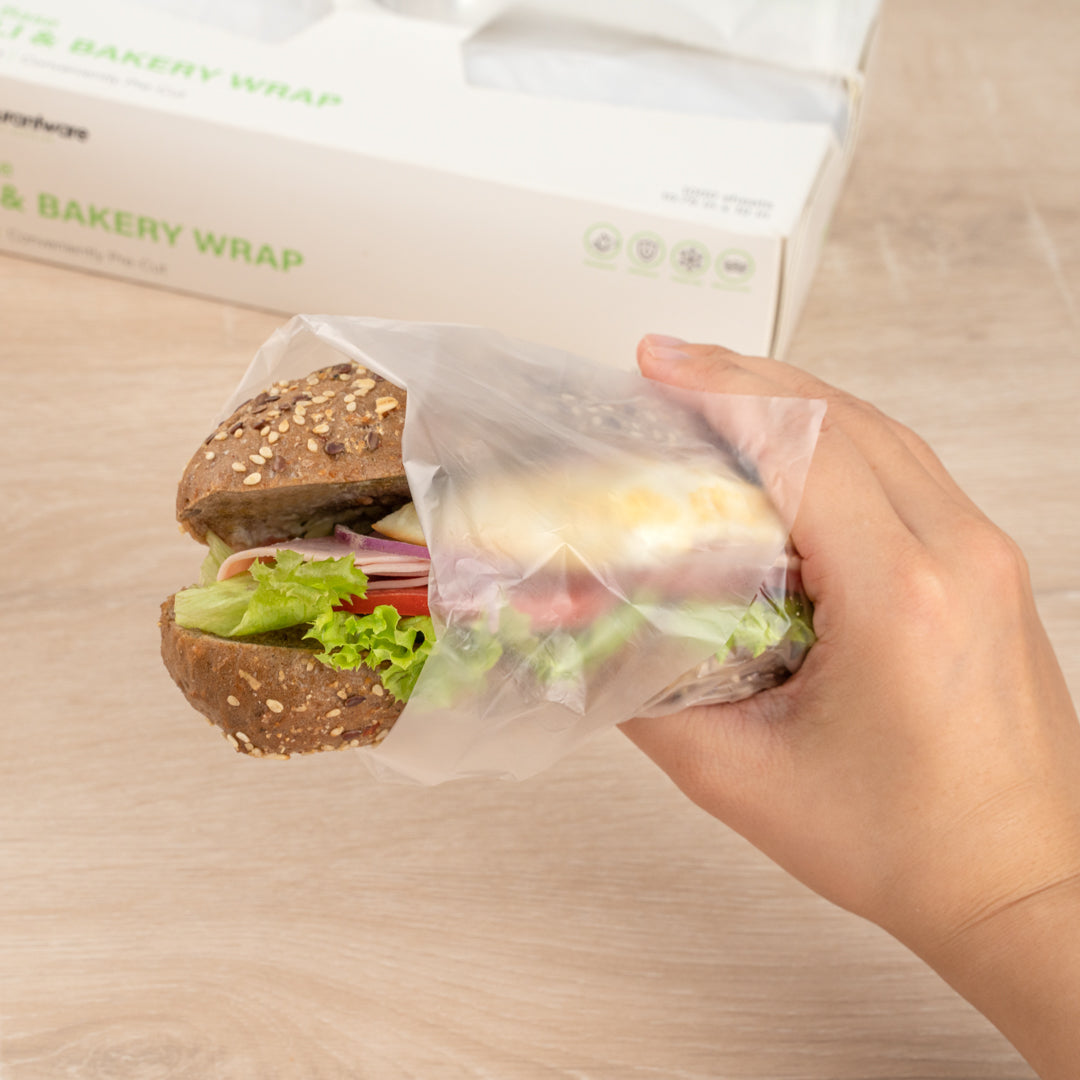 Chef 101 Plastic Interfolded Deli and Bakery Wrap - 10 3/4" x 10" - 10000 count box