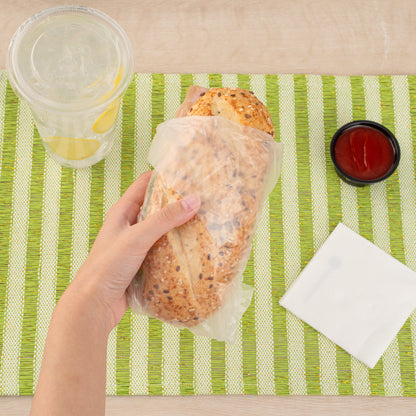 Chef 101 Rectangle Plastic Interfolded Deli and Bakery Wrap - 12" x 10 3/4" - 1000 count box