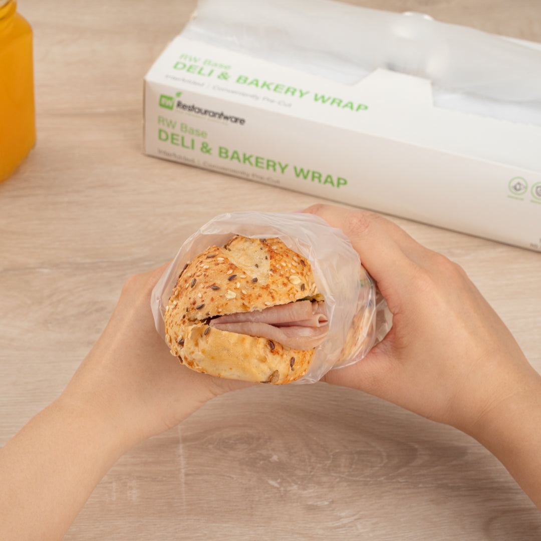 Chef 101 Rectangle Plastic Interfolded Deli and Bakery Wrap - 12" x 10 3/4" - 10000 count box