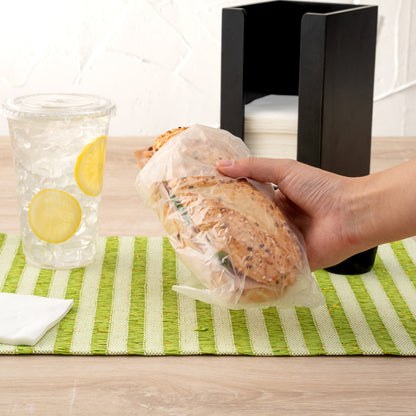Chef 101 Rectangle Plastic Interfolded Deli and Bakery Wrap - 12" x 10 3/4" - 10000 count box