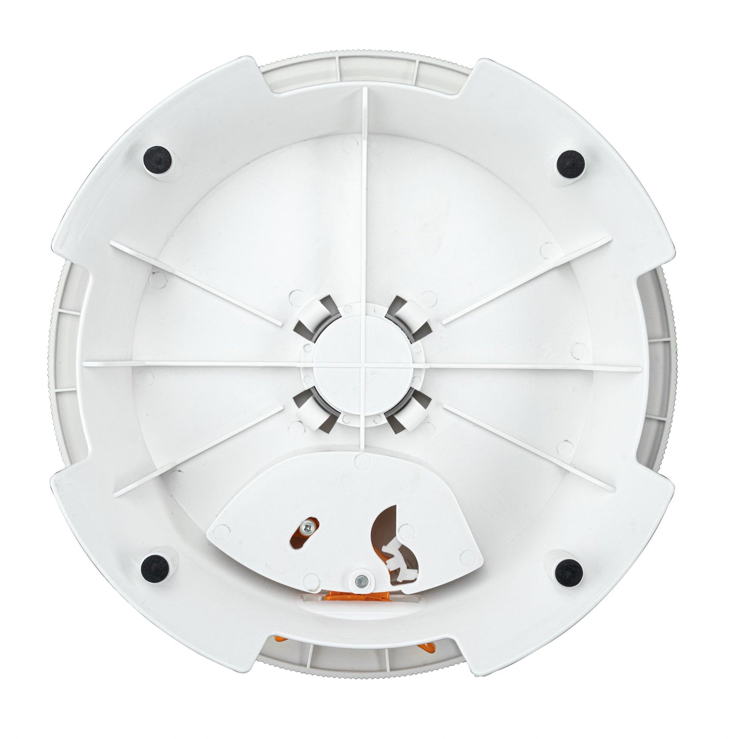 Pastry Tek Round White Plastic Revolving Cake Stand / Turntable - Non-Slip Base - 12" - 1 count box