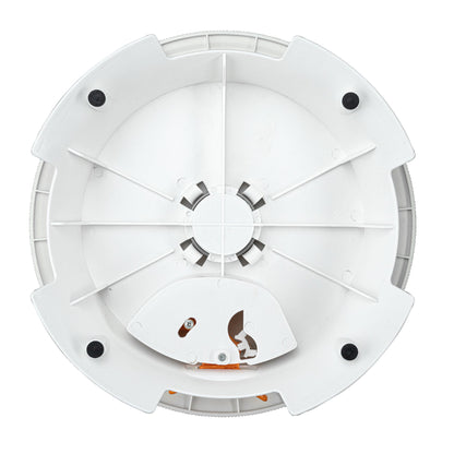 Pastry Tek Round White Plastic Revolving Cake Stand / Turntable - Non-Slip Base - 12" - 1 count box