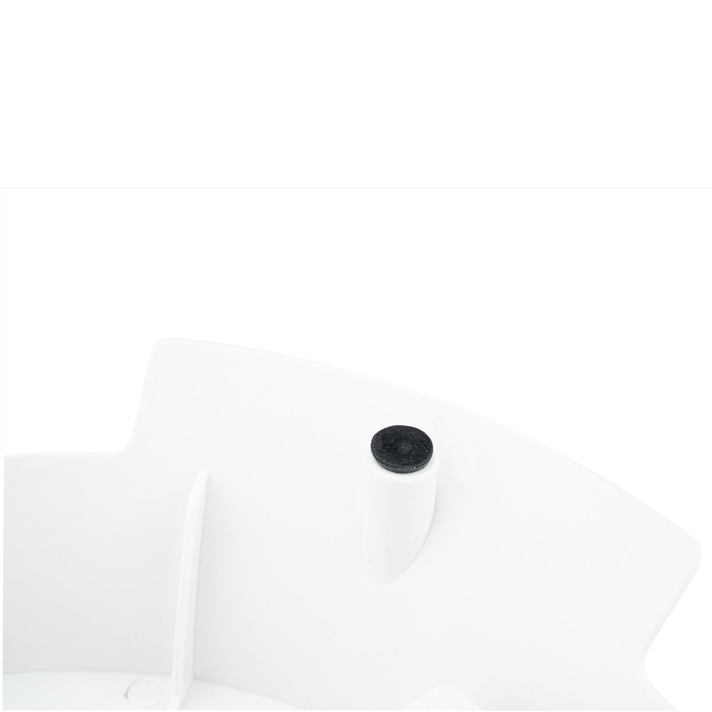 Pastry Tek Round White Plastic Revolving Cake Stand / Turntable - Non-Slip Base - 12" - 1 count box