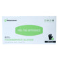 Serve Secure Black TPE Hybrid Plastic Small Foodservice Gloves - Latex Free, Powder Free - 10" x 8 1/4" - 1000 count box