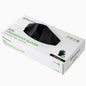 Serve Secure Black TPE Hybrid Plastic Medium Foodservice Gloves - Latex Free, Powder Free - 10 1/4" x 8 1/2" - 200 count box