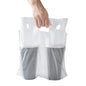 Bag Tek Clear Plastic Drink Carrier Bag - Fits 2 Cups - 12 1/2" x 3 1/4" x 11" - 100 count box