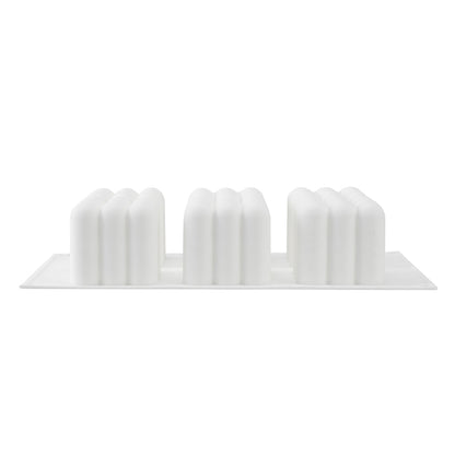 Pastry Tek Silicone Bubble Cube Baking Mold - 6-Compartment - 1 count box