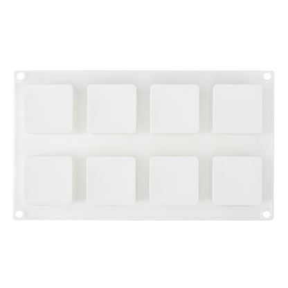 Pastry Tek Silicone Cube Baking Mold - 8-Compartment - 1 count box