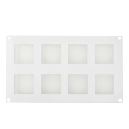 Pastry Tek Silicone Cube Baking Mold - 8-Compartment - 1 count box