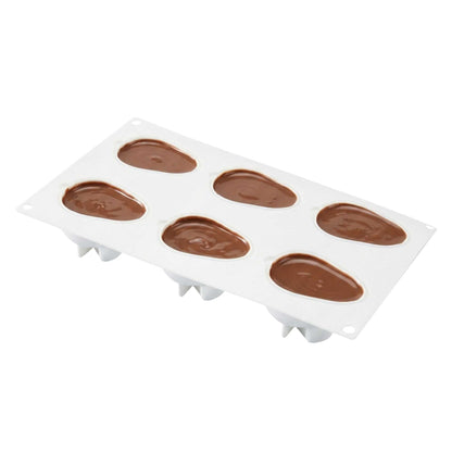 Pastry Tek Silicone Bunny Baking Mold - 6-Compartment - 1 count box