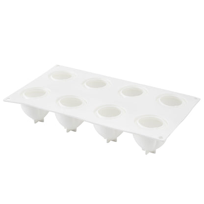 Pastry Tek Silicone Peach Baking Mold - 8-Compartment - 1 count box