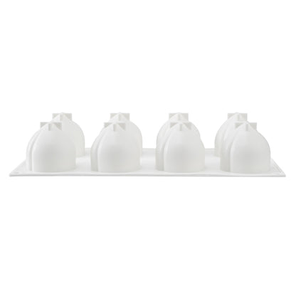 Pastry Tek Silicone Peach Baking Mold - 8-Compartment - 1 count box