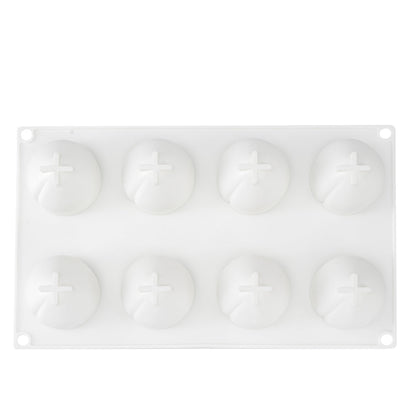 Pastry Tek Silicone Peach Baking Mold - 8-Compartment - 1 count box