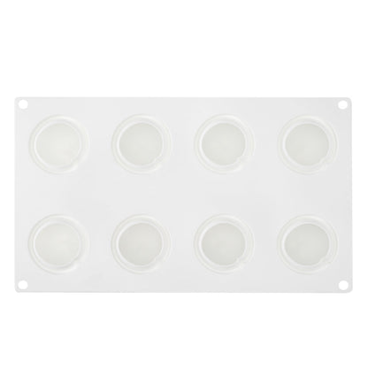 Pastry Tek Silicone Peach Baking Mold - 8-Compartment - 10 count box