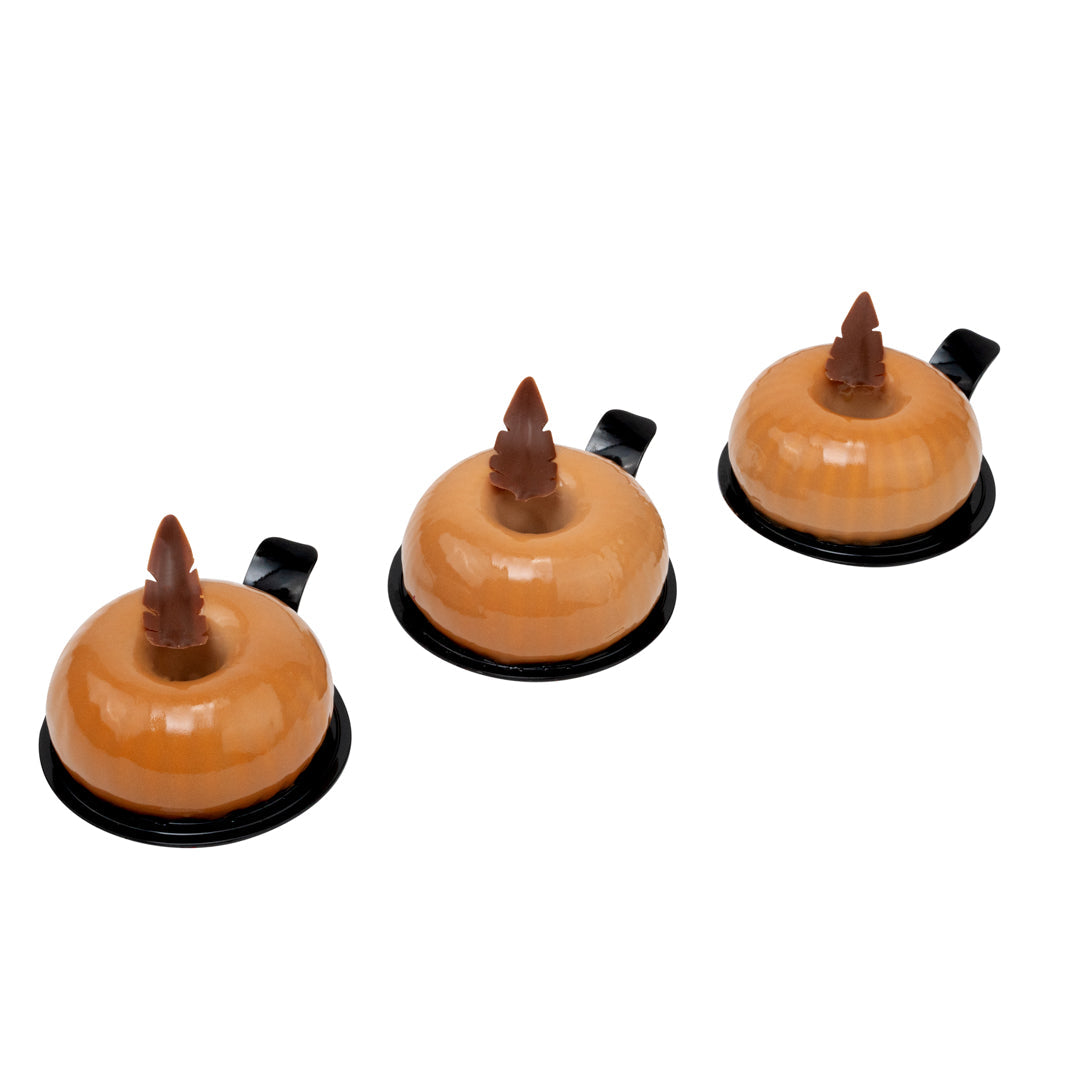 Pastry Tek Silicone Ridged Donut - 6-Compartment - 10 count box