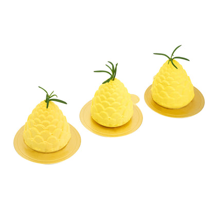 Pastry Tek Silicone Pineapple Baking Mold - 8-Compartment - 10 count box