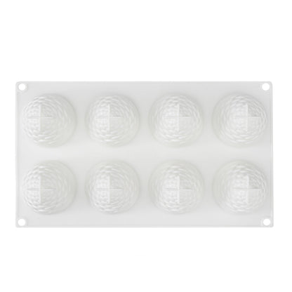 Pastry Tek Silicone Pineapple Baking Mold - 8-Compartment - 10 count box
