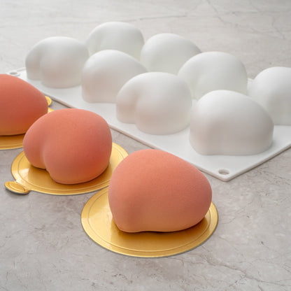 Pastry Tek Silicone Heart Baking Mold - 8-Compartment - 1 count box