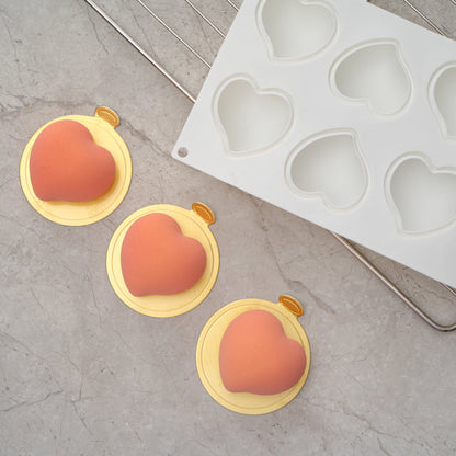 Pastry Tek Silicone Heart Baking Mold - 8-Compartment - 1 count box