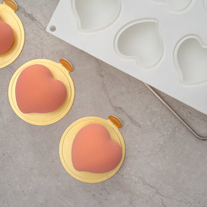 Pastry Tek Silicone Heart Baking Mold - 8-Compartment - 1 count box