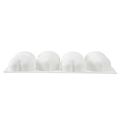 Pastry Tek Silicone Heart Baking Mold - 8-Compartment - 10 count box