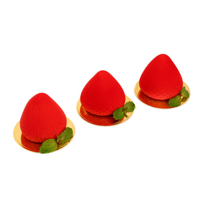 Pastry Tek Silicone Strawberry Baking Mold - 8-Compartment - 1 count box