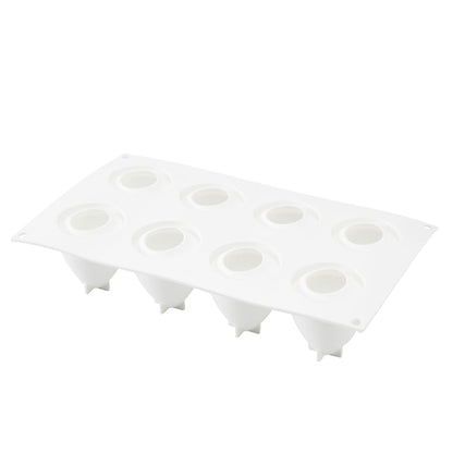 Pastry Tek Silicone Strawberry Baking Mold - 8-Compartment - 1 count box