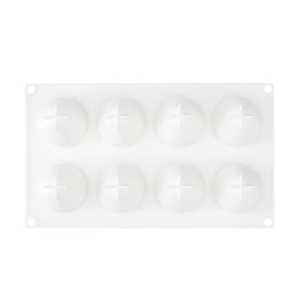 Pastry Tek Silicone Strawberry Baking Mold - 8-Compartment - 10 count box