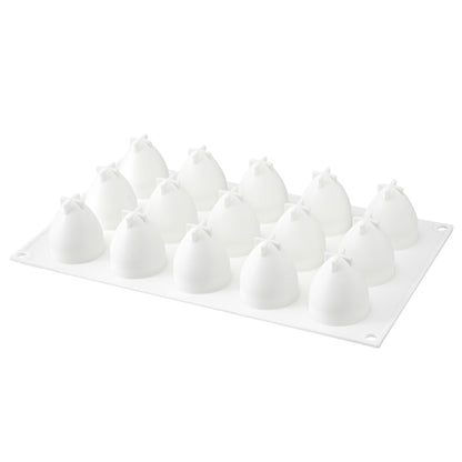 Pastry Tek Silicone Strawberry Baking Mold - 15-Compartment - 1 count box