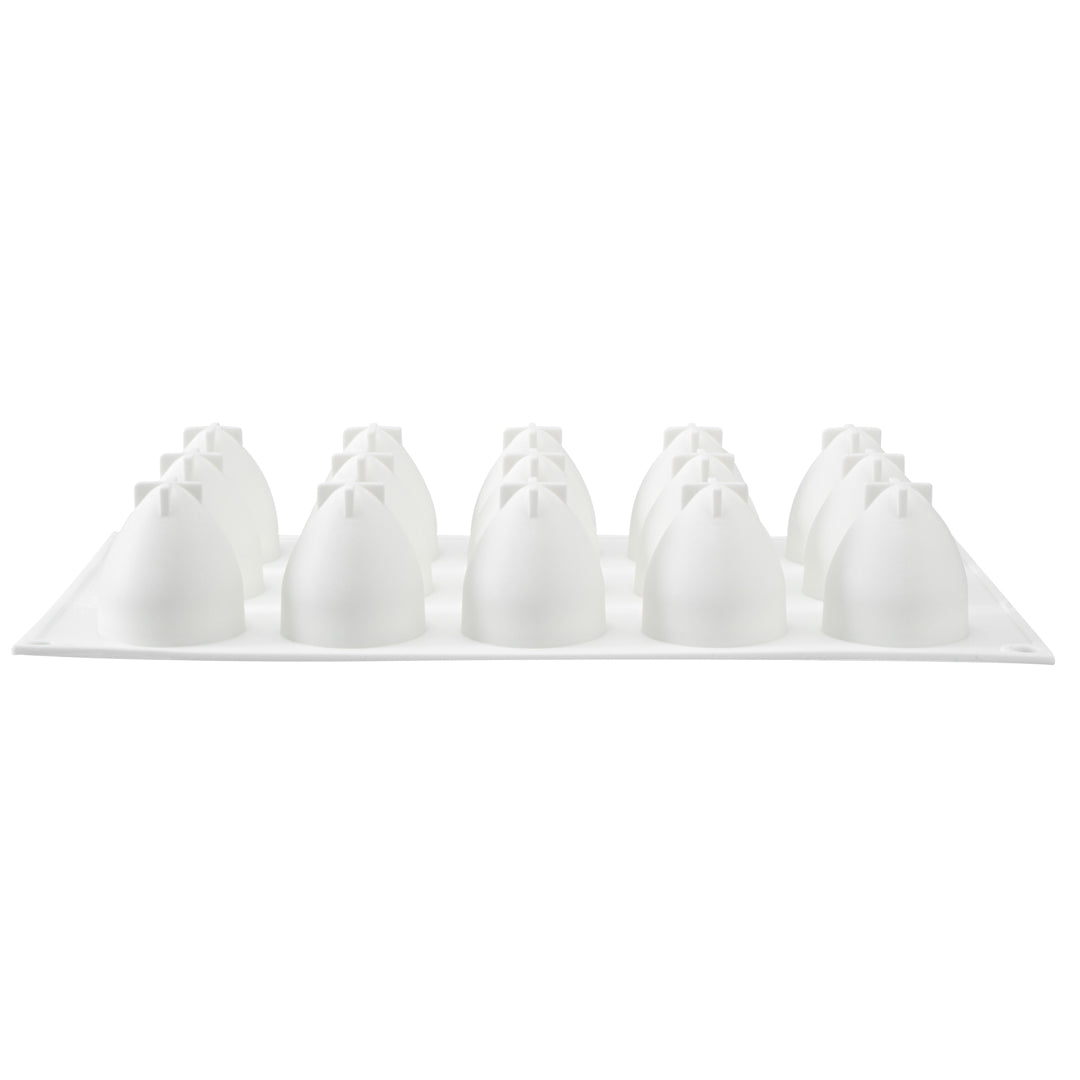 Pastry Tek Silicone Strawberry Baking Mold - 15-Compartment - 1 count box