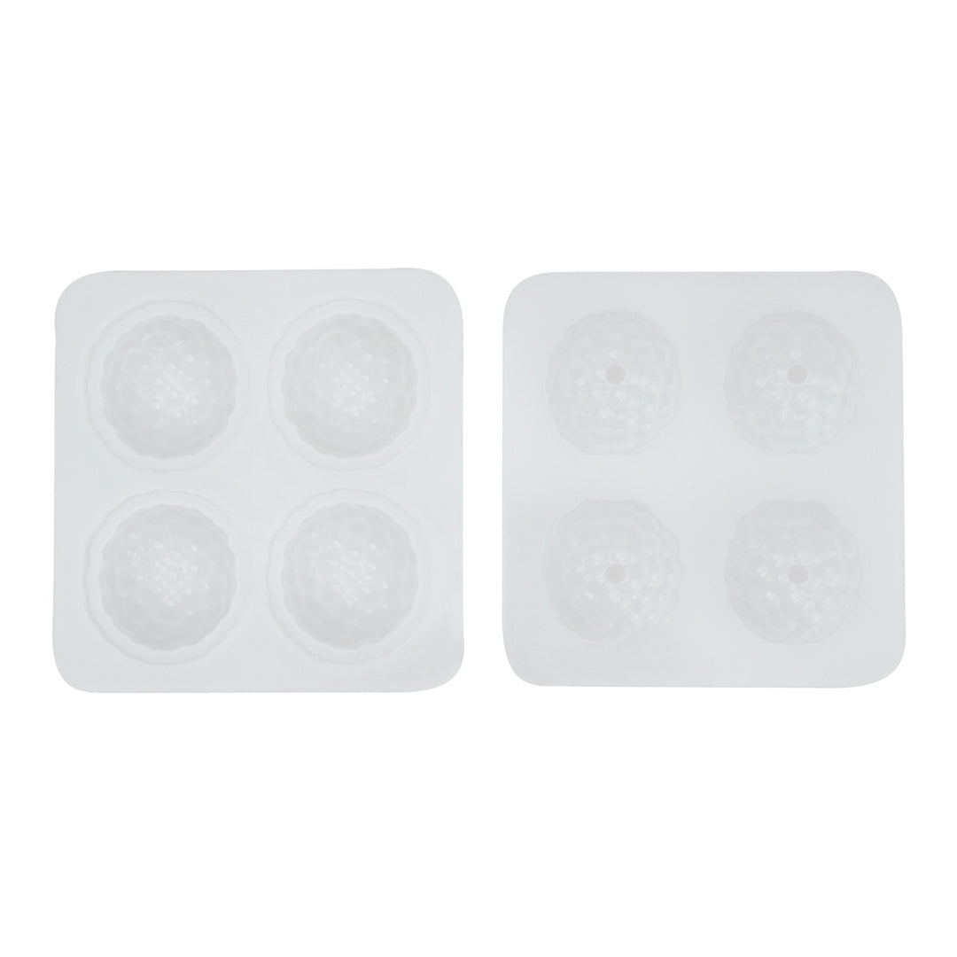 Pastry Tek Silicone Lychee Baking Mold - 4-Compartment - 10 count box