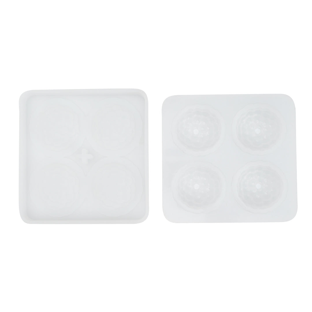 Pastry Tek Silicone Lychee Baking Mold - 4-Compartment - 10 count box