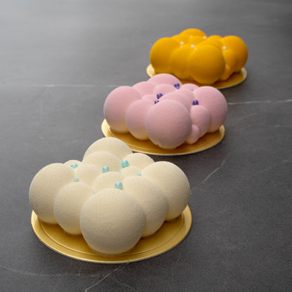 Pastry Tek Silicone Bubble Cloud Baking Mold - 6-Compartment - 1 count box