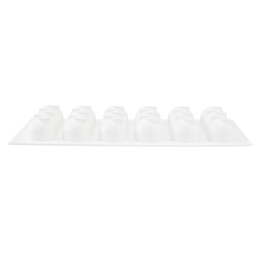 Pastry Tek Silicone Flower Strip Baking Mold - 6-Compartment - 1 count box