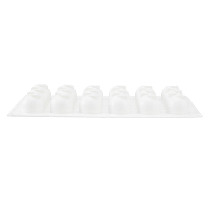 Pastry Tek Silicone Flower Strip Baking Mold - 6-Compartment - 1 count box