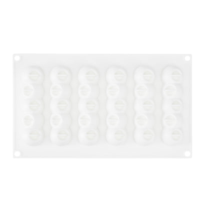 Pastry Tek Silicone Flower Strip Baking Mold - 6-Compartment - 1 count box