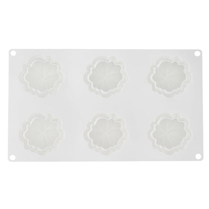 Pastry Tek Silicone Pumpkin Baking Mold - 6-Compartment - 1 count box