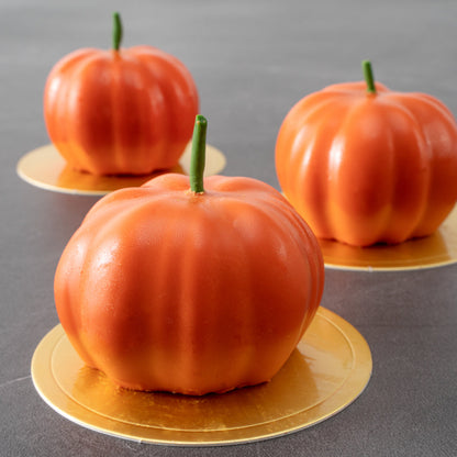 Pastry Tek Silicone Pumpkin Baking Mold - 6-Compartment - 1 count box