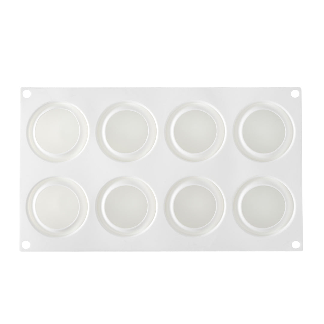 Pastry Tek Silicone Ball Baking Mold - 8-Compartment - 1 count box