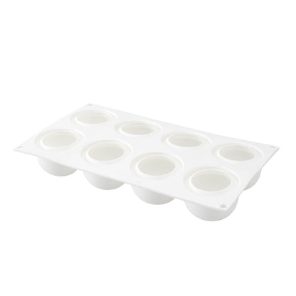 Pastry Tek Silicone Ball Baking Mold - 8-Compartment - 10 count box